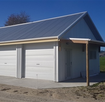 3-Bay Shed with Roller Doors