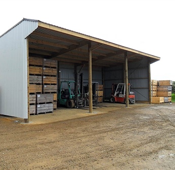 Kiwifruit Bin Storage